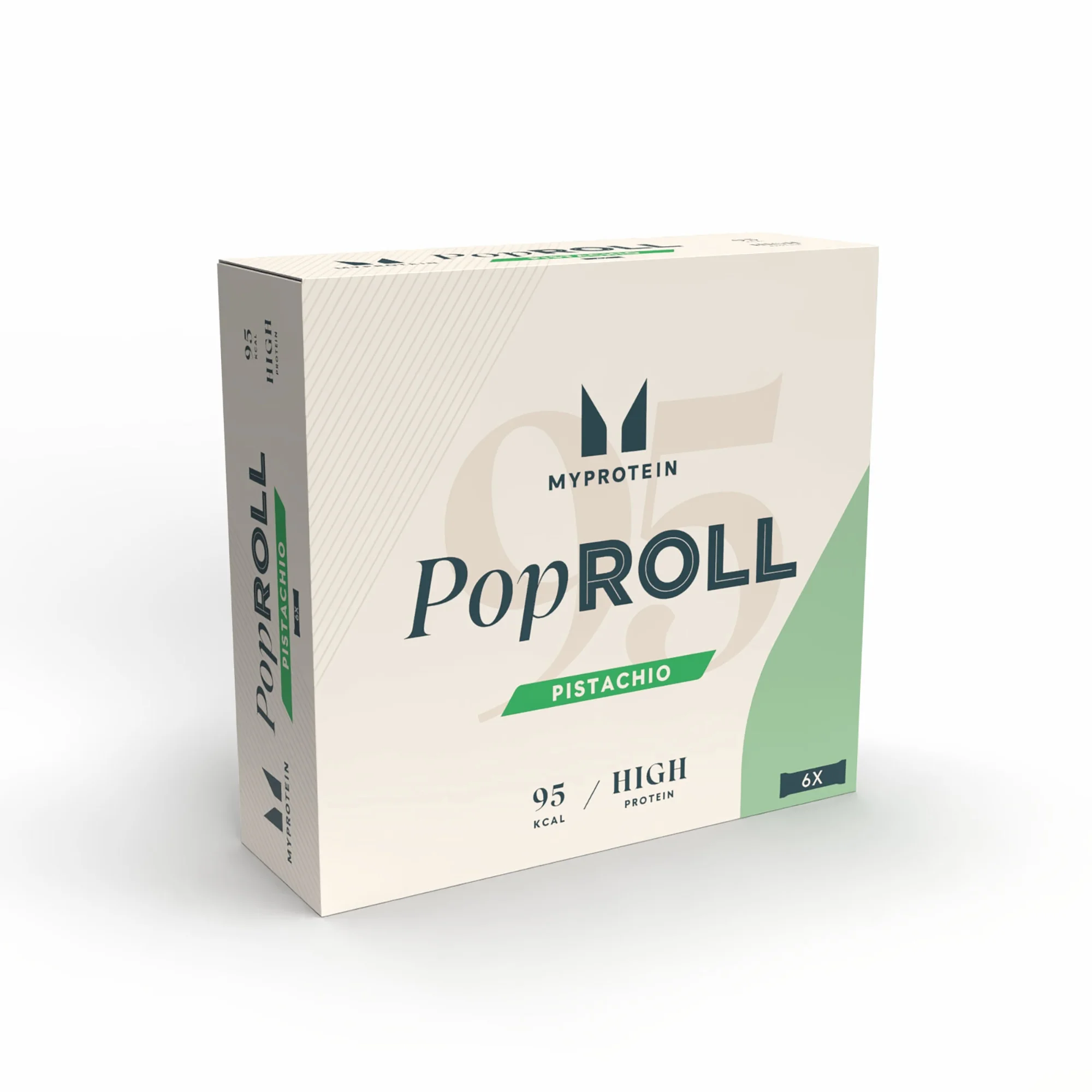 Täidisega batoonid Pop Rolls - 6 x 27g - Pistachio Pilt 1