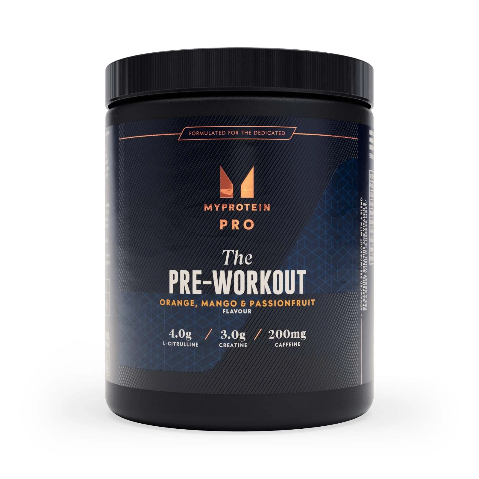 Myprotein THE Pre Workout - 30Portsjonit - Apelsini-mango-passioonivilja Pilt 1