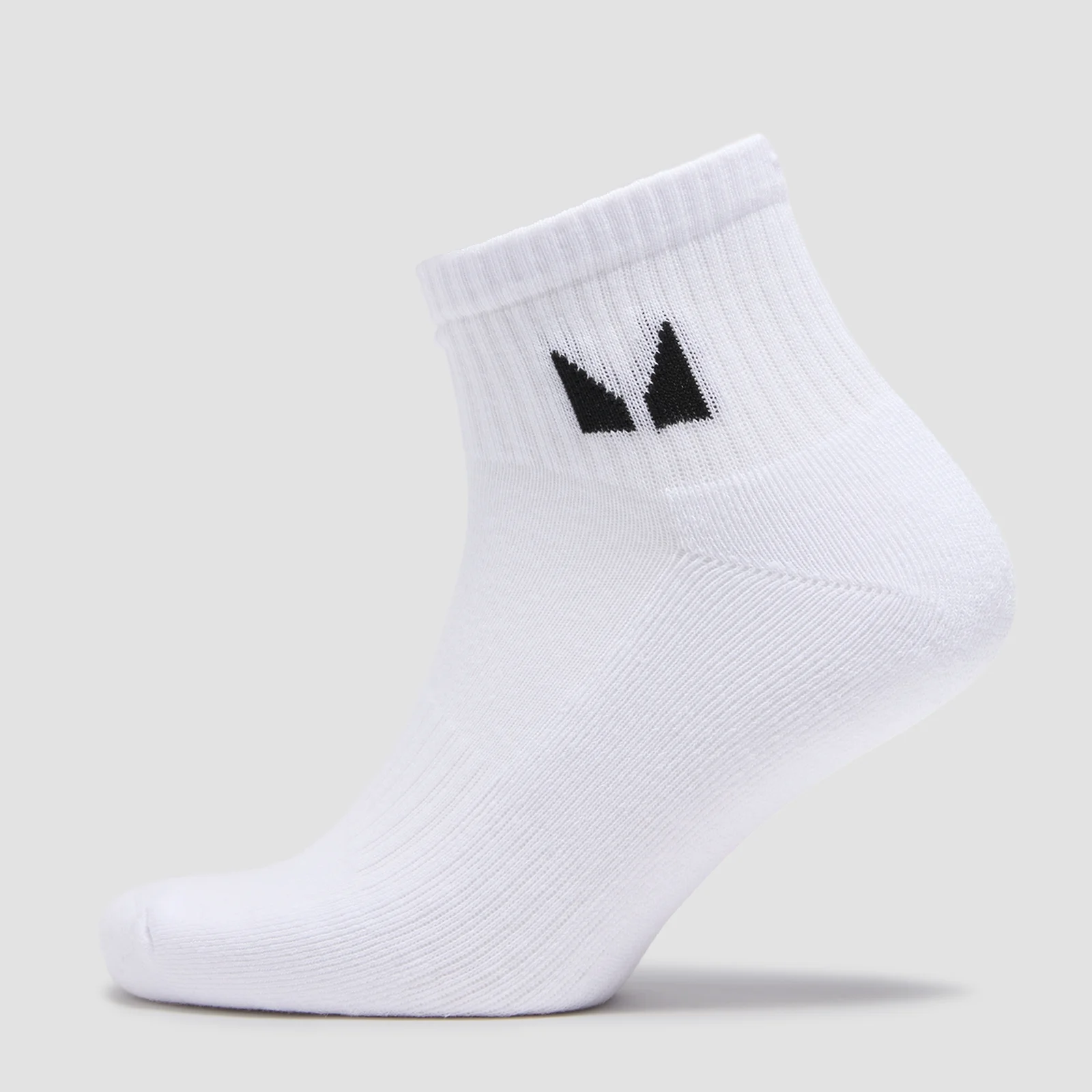 MP Unisex Ankle Socks (3 Pack) - White - UK 2-5 Pilt 1