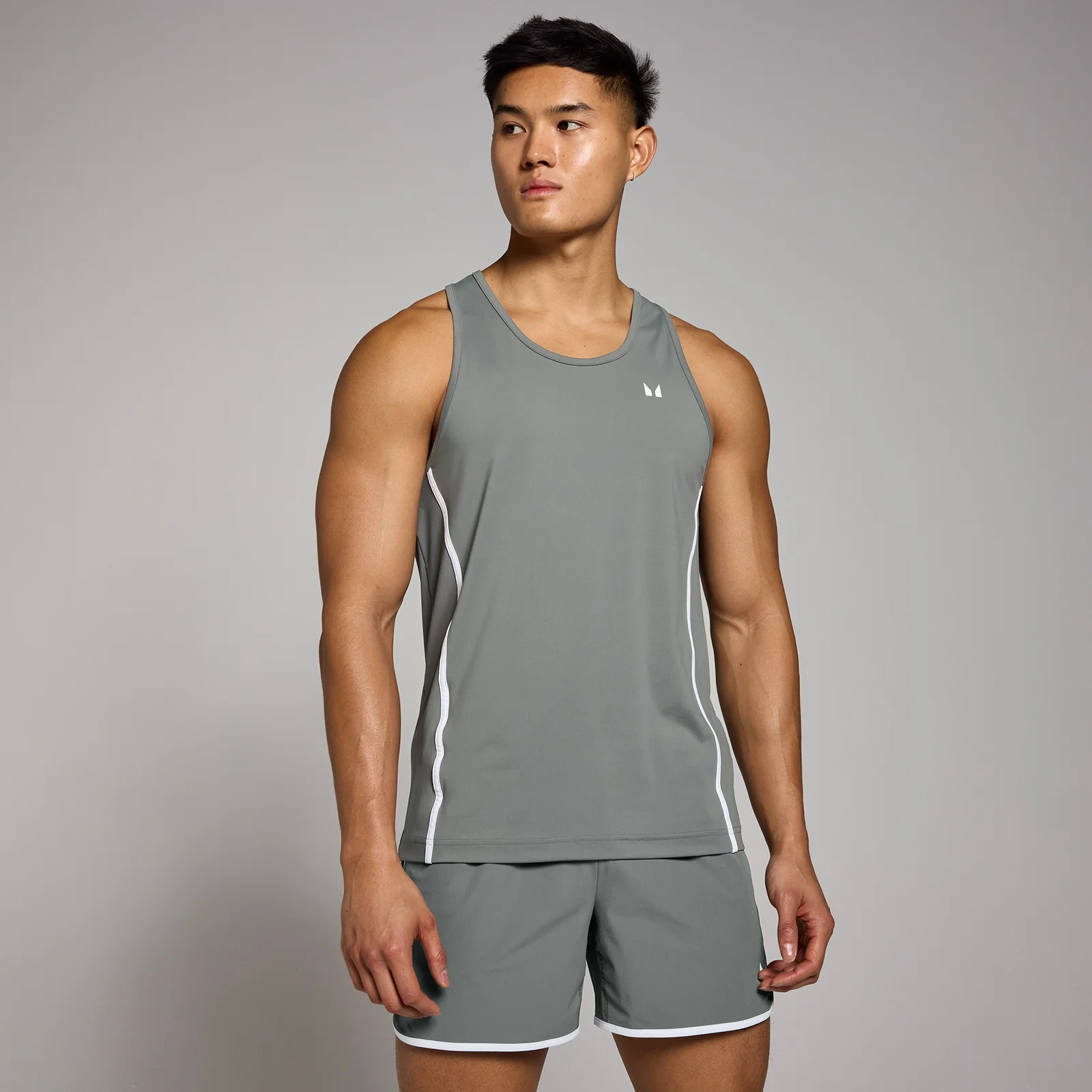 MP meeste Tempo Binding treeningsärk - kivihall - XS Pilt 1