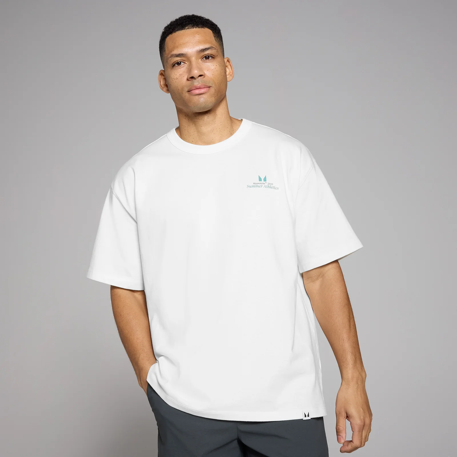 MP Lifestyle trükisega T-särk - retrovalge - XXS-XS Pilt 1