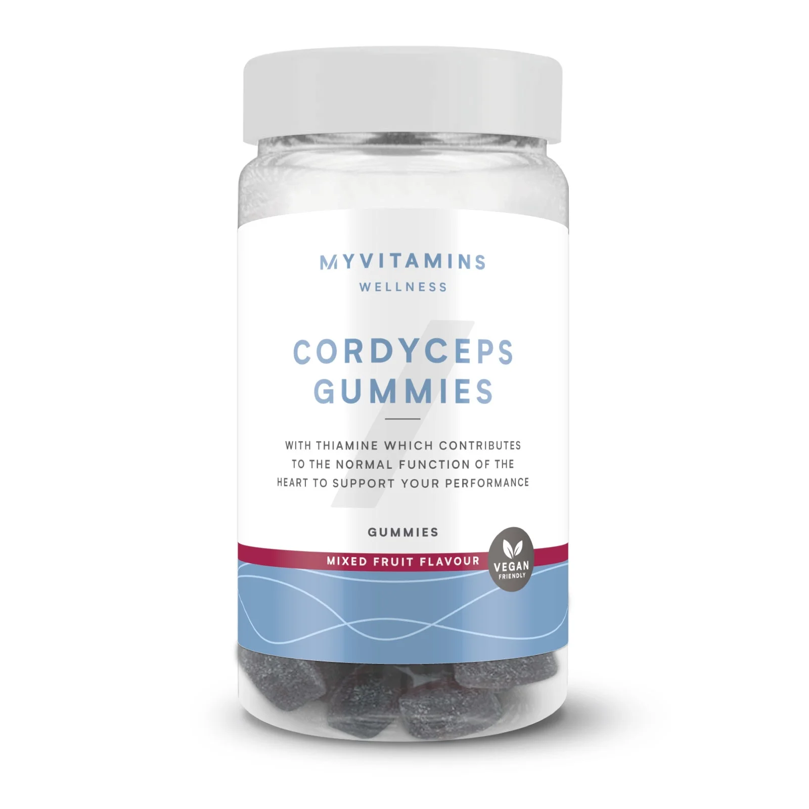 Cordyceps'i sooritusvõime kummikommid - 60gummies - Mixed Fruit Pilt 1