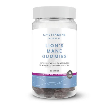 Seenekummikommid - 60gummies - Lion's Mane (Focus) - Blackcurrant