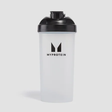 Myprotein Plastic shaker - läbipaistev/must