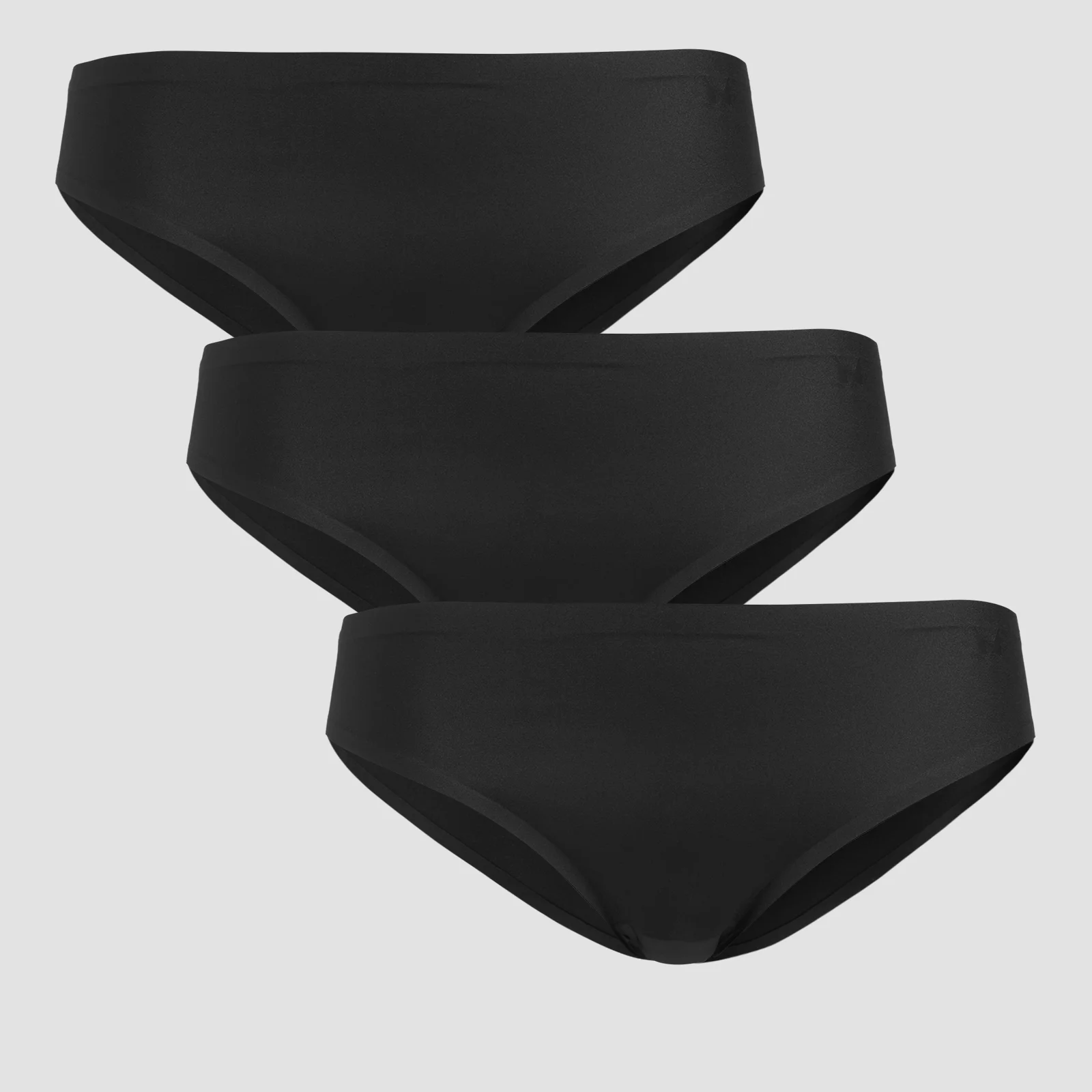 MP Women's Mid Rise No VPL Bikini Brief (3 Pack) - Black - XS Pilt 1