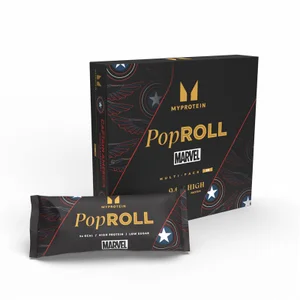 Täidisega batoonid Pop Rolls - Flavour Captain America - Vanilla Raspberry