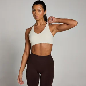 MP Tempo Ultra kollektsiooni naiste õmblusteta spordirinnahoidja – kreemikas - Size XXL