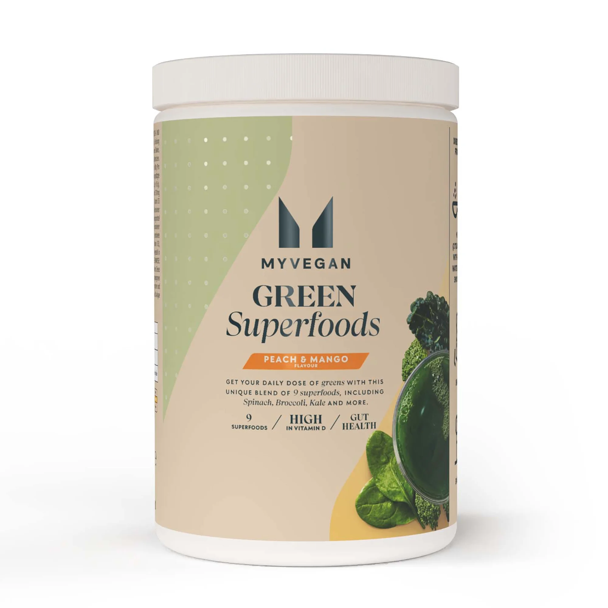 Roheliste supertoitude segu - 50servings - Peach & Mango Pilt 1