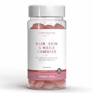 Suhkruvabad juuste, naha ja küünte kummikommid - Flavour Sugar Free Strawberry