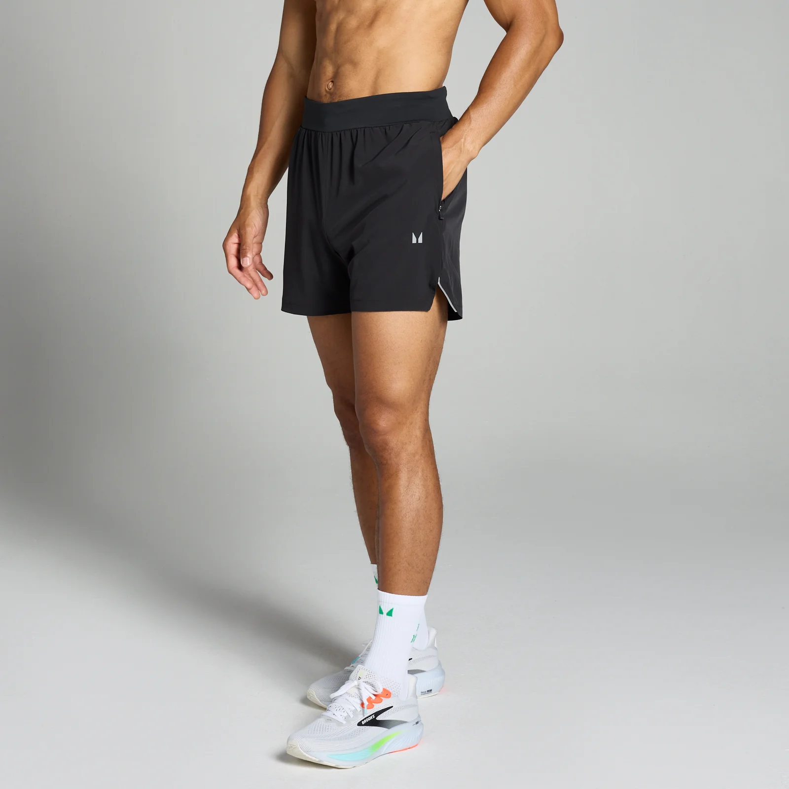 MP Velocity sarja meeste 5-tollised lühikesed püksid – mustad - XS Pilt 1