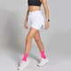 MP Velocity sarja naiste plisseeritud lühike jooksupüksseelik – valge