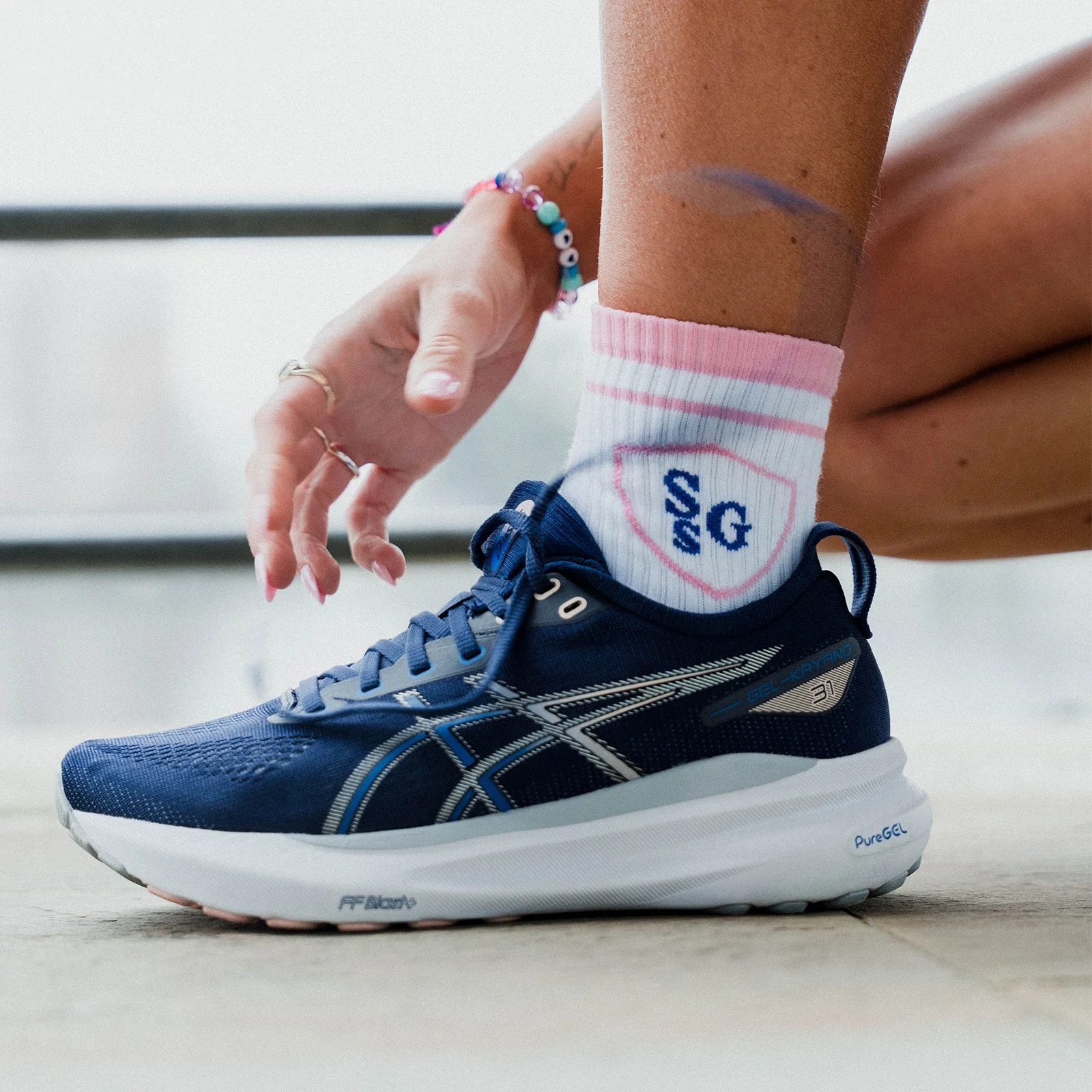 MP Strong Girl Society sokid (1 pakk) – valged - UK 2-5 Pilt 1