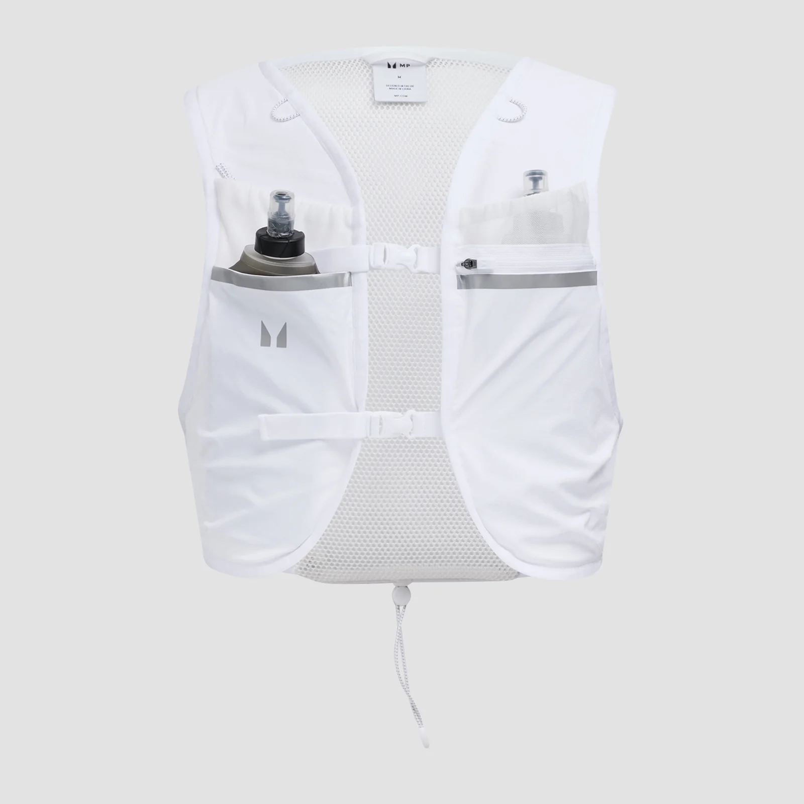 MP Hydration vest ja 2 pehme jooksupudeli komplekt - valge - S Pilt 1