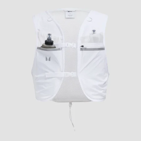 MP Hydration vest ja 2 pehme jooksupudeli komplekt - valge