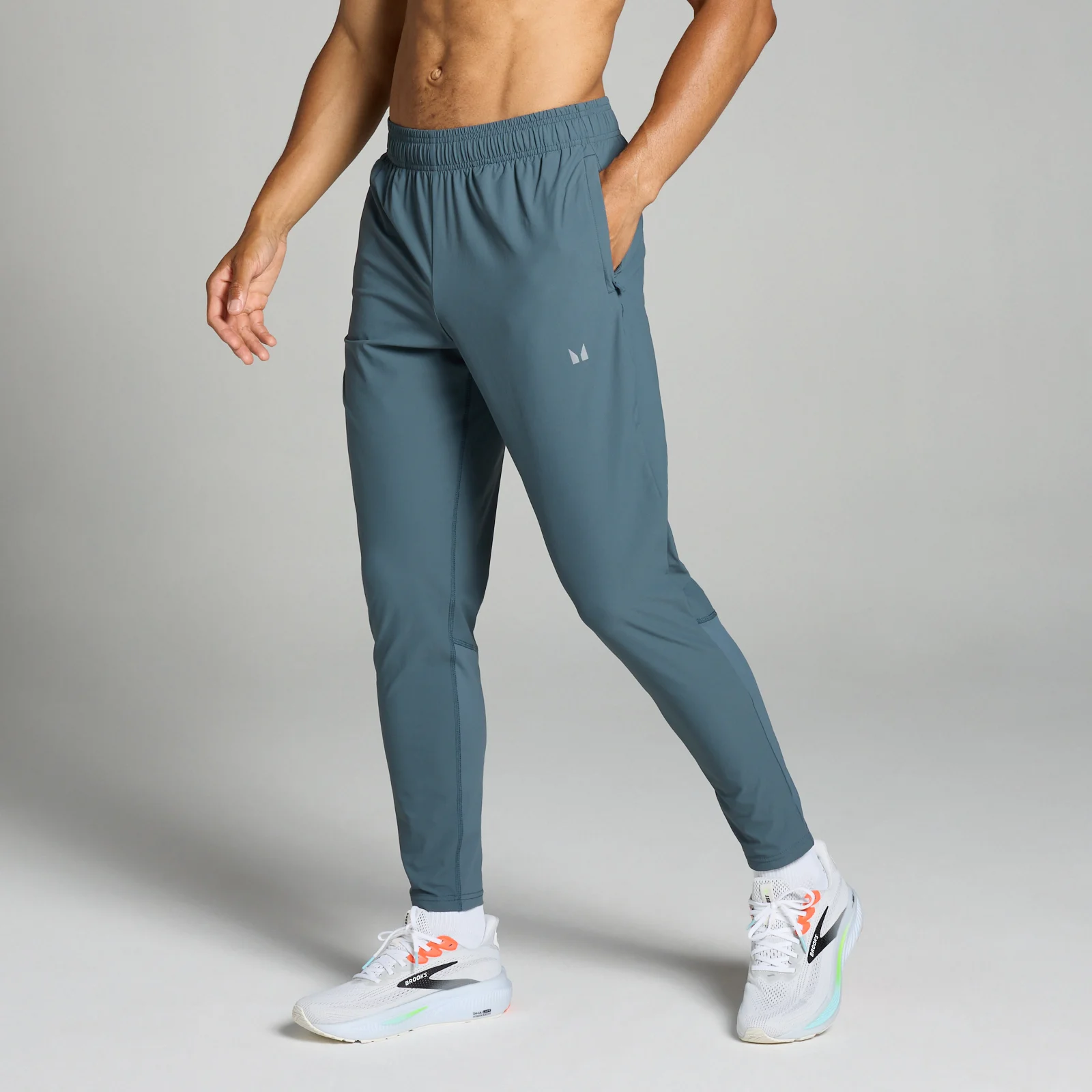 MP Velocity sarja meeste kootud dressipüksid – tumehallid - XS Pilt 1