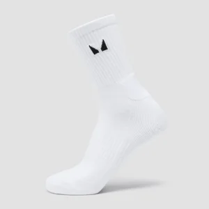 MP Unisex Crew Socks (1 Pack) - White - Size UK 2-5