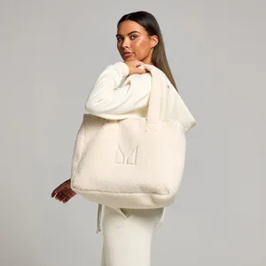MP polsterdatud karvasest fliisist kandekott – kreemjas - Colour Soft Cream