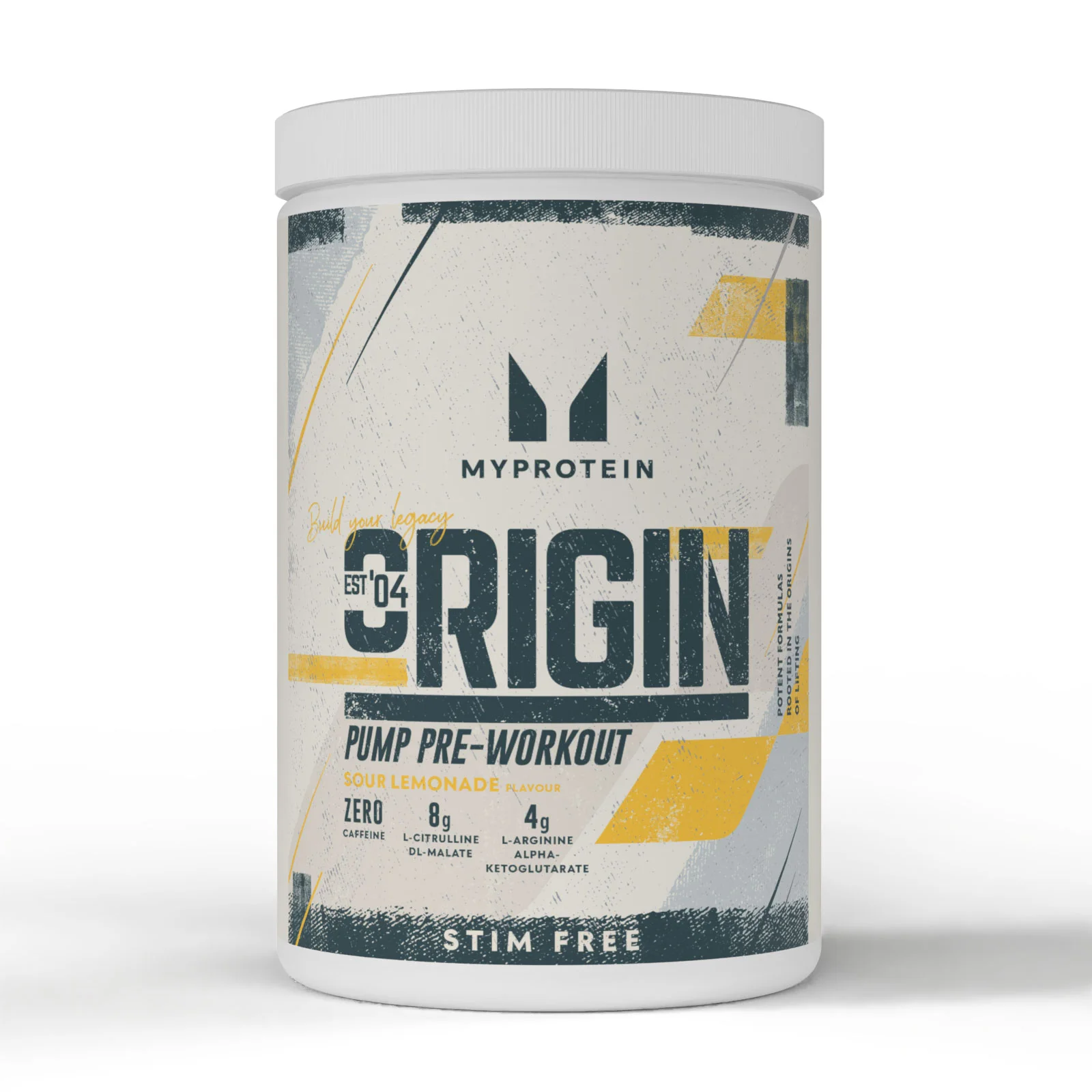 Origin Stim-Free Pre-Workout - 750G - 30servings - Sour Lemonade Pilt 1