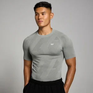 MP Tempo sarja meeste sambamustriga õmblusteta T-särk – hall - Size XS