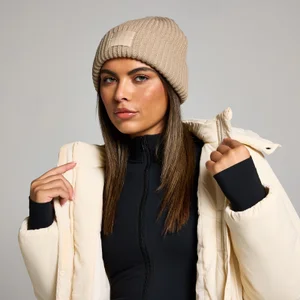 MP sarja kootud müts – beež - Colour Cashmere