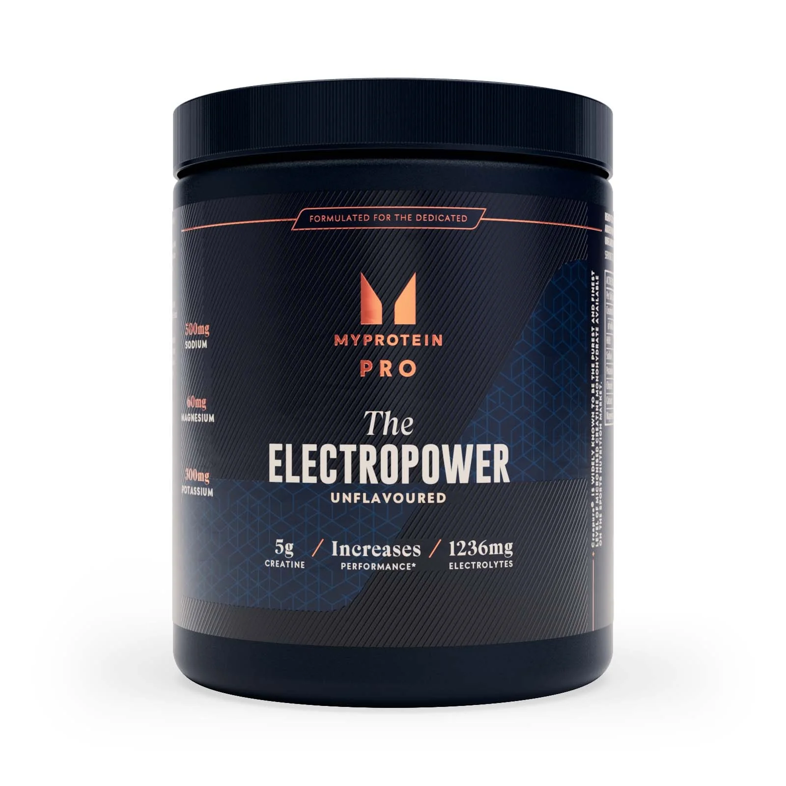 THE Electropower | Creapure® + Elektrolüüdid + HMB - 429G - 30servings - Maitsestamata Pilt 1
