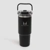 Myprotein taaskasutatud metall ülemise käepidemega kõrrepudel 900ml - Must