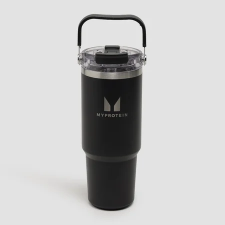 Myprotein taaskasutatud metall ülemise käepidemega kõrrepudel 900ml - Must