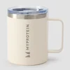 Myproteini taaskasutatud metallist kohvitops 350 ml – kreemjas