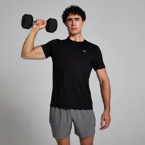 MP Active-sarja meeste võrkkangast T-särk – must - Size XS