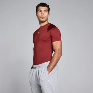 MP Meeste Training lühikeste varrukatega alusriie - Kirss - Size XS
