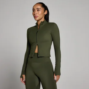 MP Naiste Tempo Lühendatud Jope - Metsaroheline - Size XS