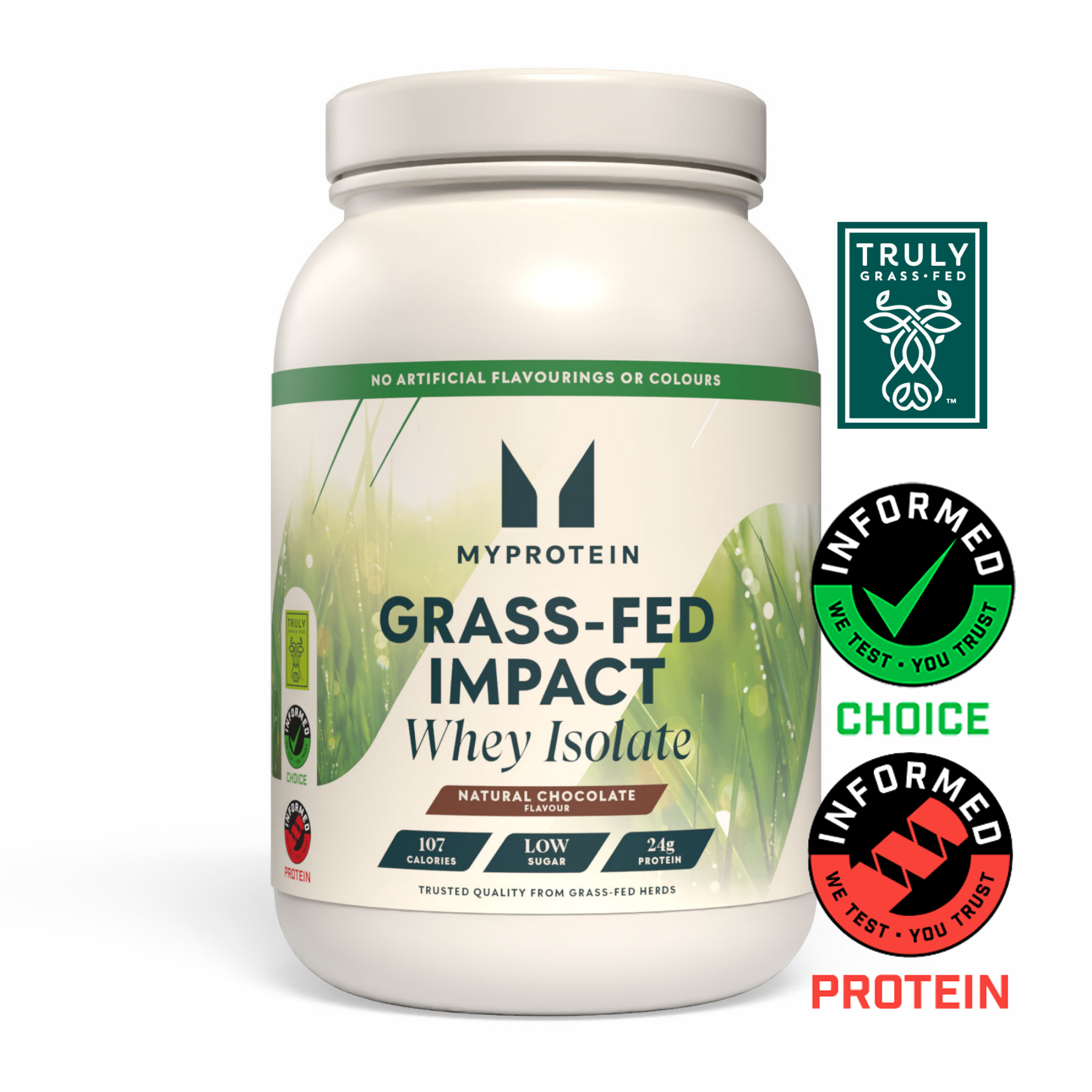 Grass-Fed Impact vadakuisolaat - 1kg - Looduslik šokolaad Pilt 1
