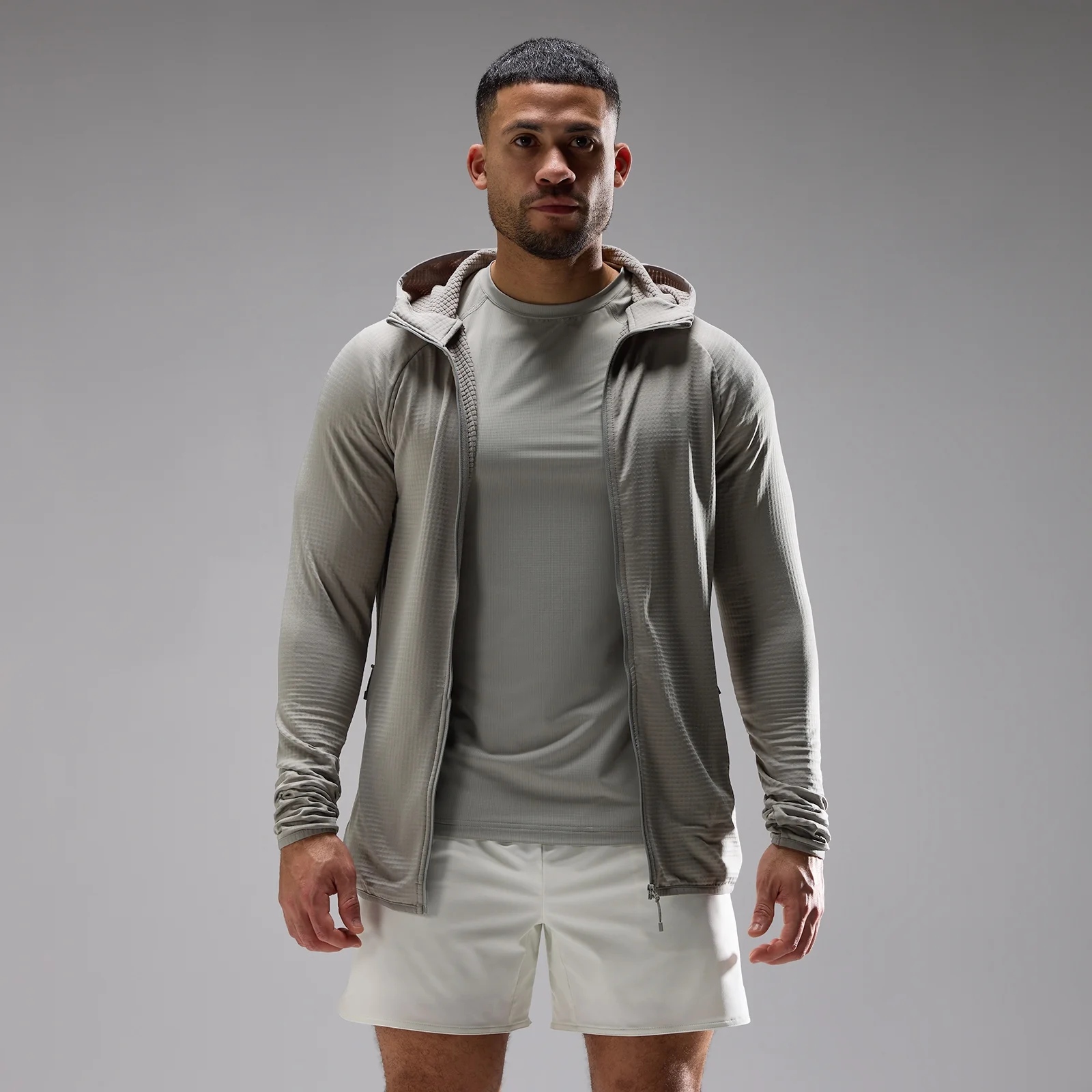 MP Meeste Treeningdress Ultra Gridded kapuutsiga - Fossil - M Pilt 1