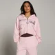 MP Naiste Move Club Graphic Kerge Loopback Lukuga Kapuutsiga Pusa - Blush
