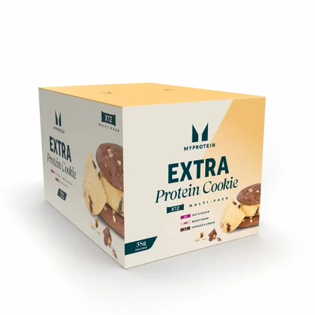 Myprotein Extra Protein Cookie, Variety Box | 12 küpsist