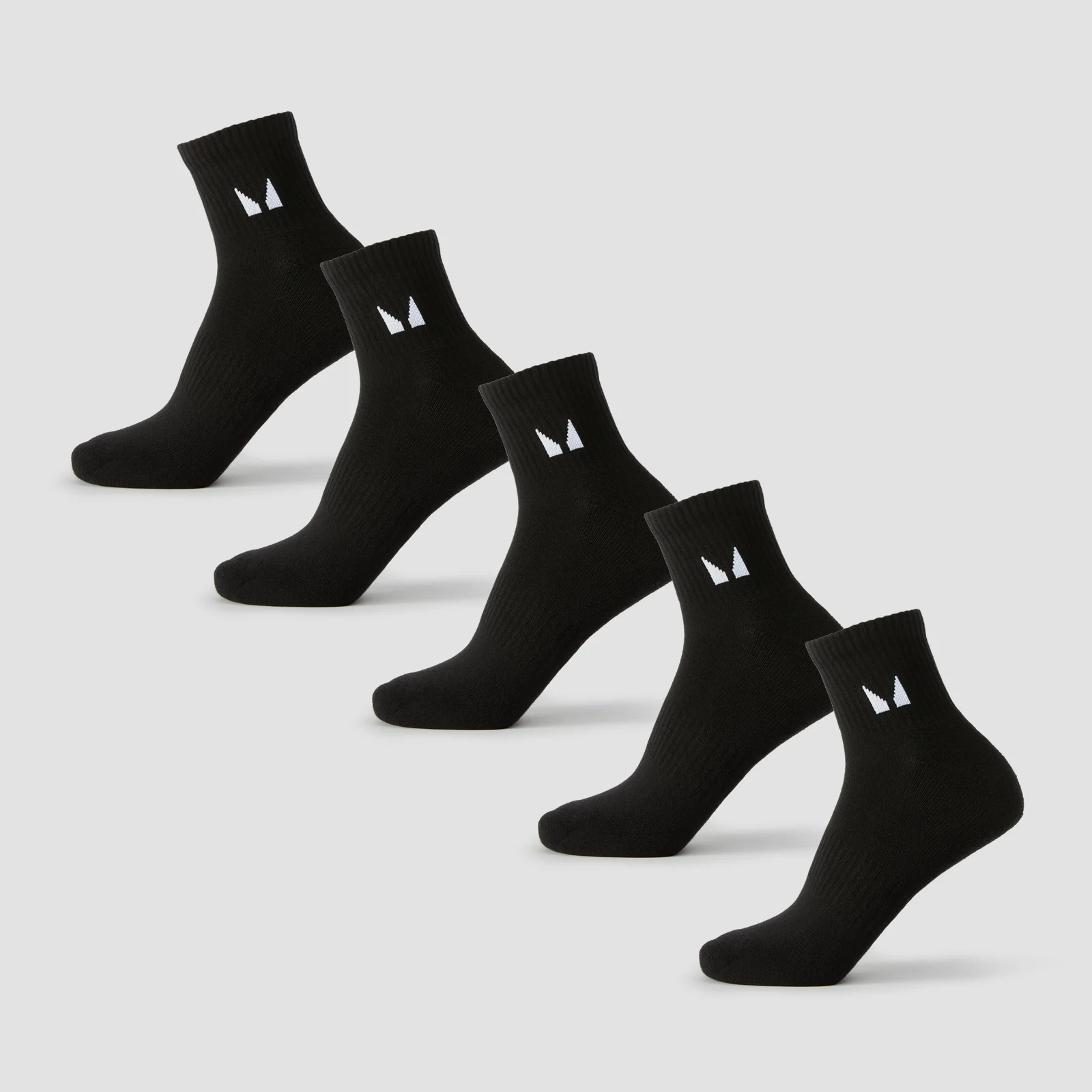 MP unisex pahklusokid (5 paari) - Must - UK 9-11 Pilt 1