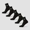 MP unisex pahklusokid (5 paari) - Must