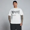 MP Meeste Lift Burnout Puuvillane Graafika T-särk - Retro valge