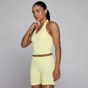 MP Women's Tempo Seamless Halter Neck Vest - Lemon - Size XXL