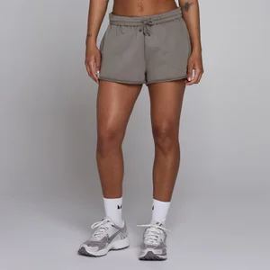 MP Women's Lift Graphic Lightweight Loopback Shorts - Dark Truffle - Size XS