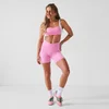 MP Women's X Tatiana Contrast Dipped Waist Shorts - Pretty Pink