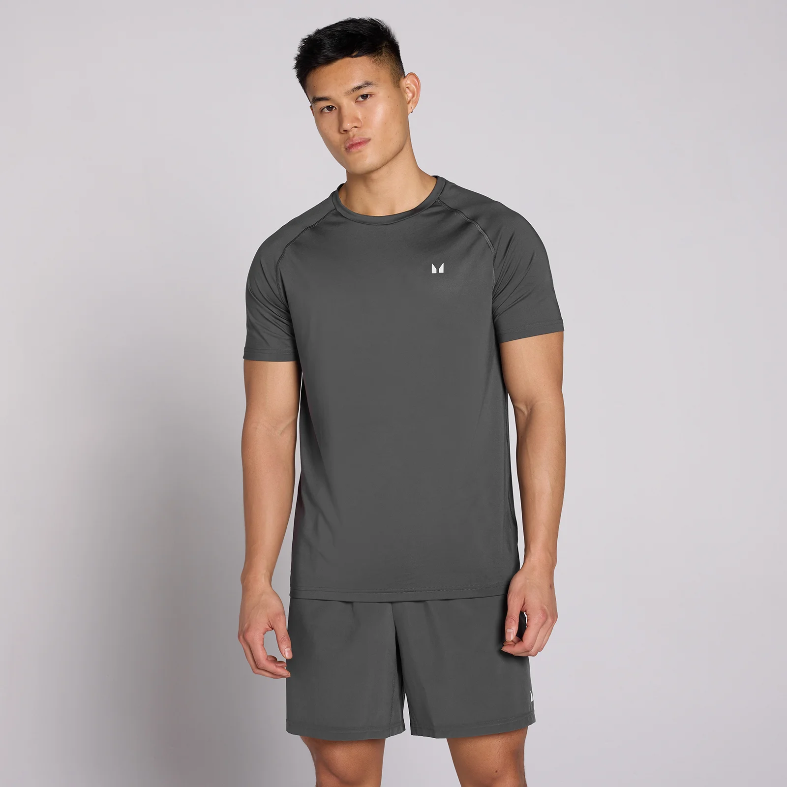 MP Men's Training Short Sleeve T-Shirt - Dark Grey - S Pilt 1
