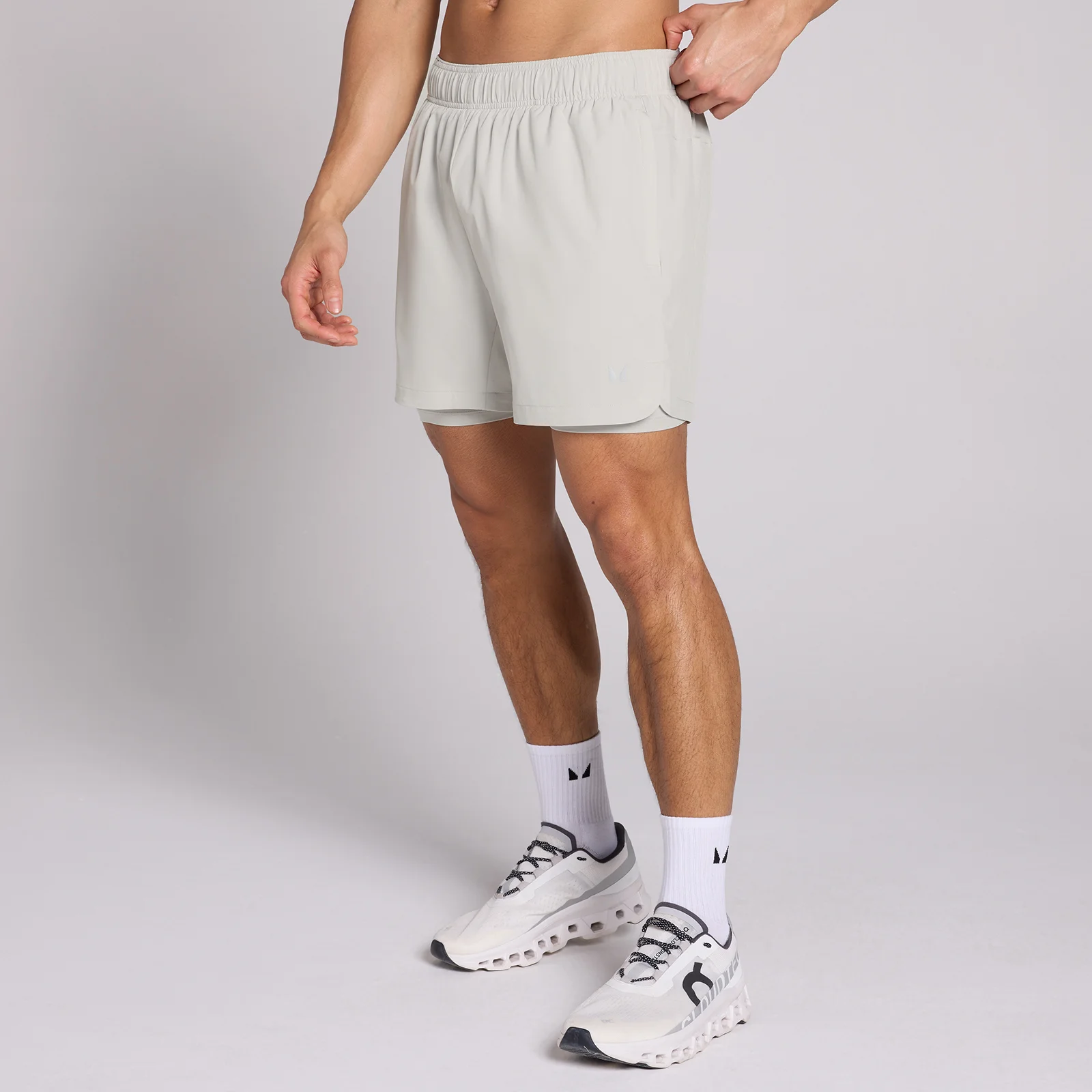 MP Men's 5" 2-in-1 Training Shorts - Chrome - XS Pilt 1