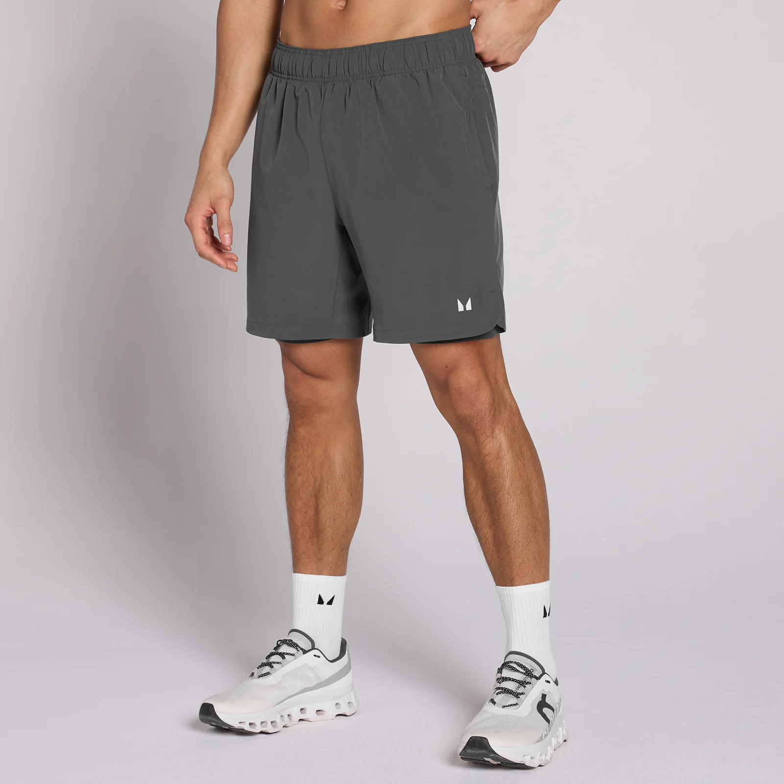 MP Men's 7" 2-in-1 Training Shorts - Dark Grey - L Pilt 1