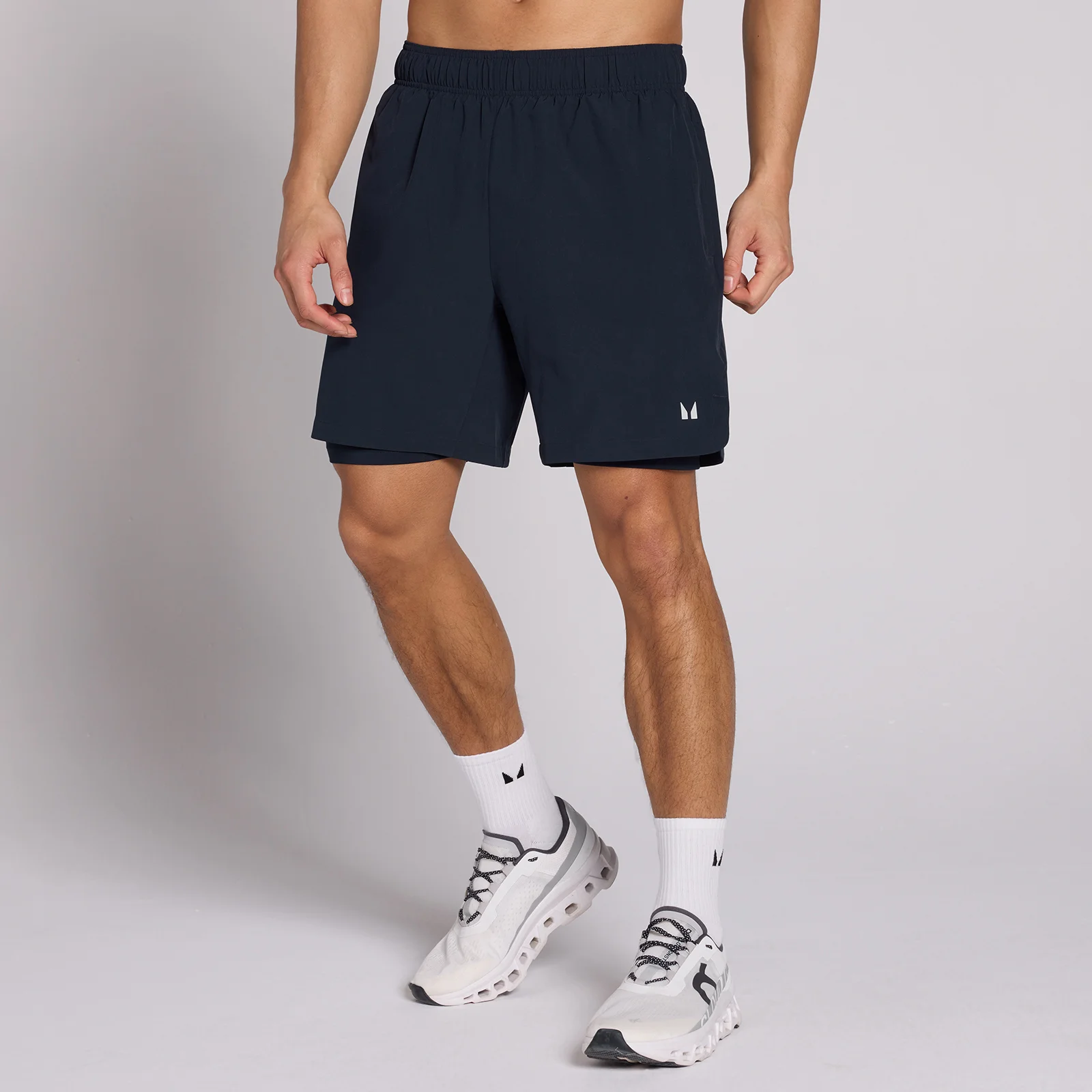 MP Men's 7" 2-in-1 Training Shorts - Dark Navy - S Pilt 1