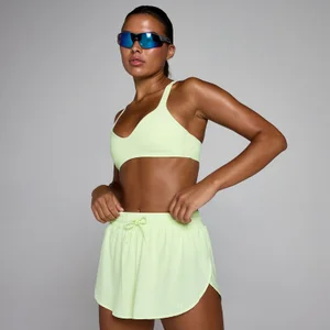 MP Naiste Tempo Twist Back Sportlik Rinnahoidja - Pehme Laimiroheline - Size XL