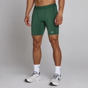 MP Meeste Hybrid Taskutega Poolpikad Retuusid - Võidusõit Roheline - Size XS