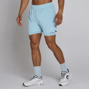 MP meeste treeningshortsid 5" 2-ühes - Jää - Size XS