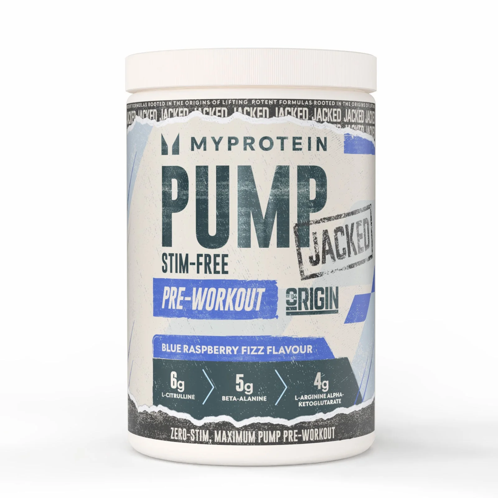 Origin Jacked Pump - 625G - 25Portsjonit - Blue Raspberry Fizz Pilt 1