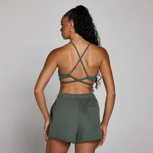 MP naiste Tempo reguleeritav rihmadega sportlik rinnahoidja - Cloudy Green - Size XS